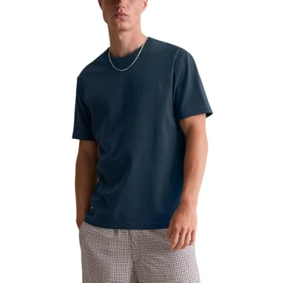 Abbildung von Marc O&#039;Polo Denim DFC Tshirt basic, Herren, Größe: Large, Azurite