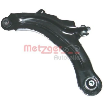Abbildung von METZGER 58064001 Querlenker mit Gummilager, Trag /Führungsgelenk Vorderachse links, unten 18 RENAULT: SCENIC 2, MEGANE 2