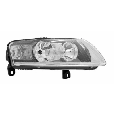 Abbildung von TYC 20 0685 05 2 Scheinwerfer rechts H7, H1 mit Lampenträger, ohne Elektromotor AUDI: A6 C6 Limousine, Avant, Allroad