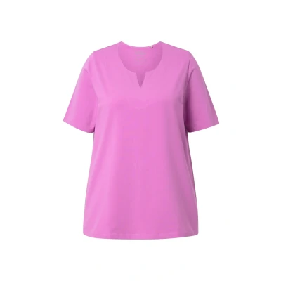 Abbildung von Ulla Popken T Shirt A Linie Tunika Ausschnitt Halbarm