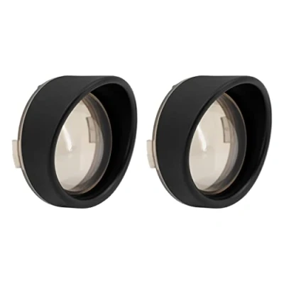 Abbildung von HDBUBALUS ABS Visier Stil, Blinker Linse, Blinkerblende, Abdeckung für Harley Custom Cruiser