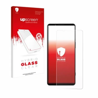 Abbildung von upscreen Schutzglas für Sony Xperia 1 VI Schutzfolie, Glas Folie [Klar, 9H Panzerschutz, Anti Fingerprint]