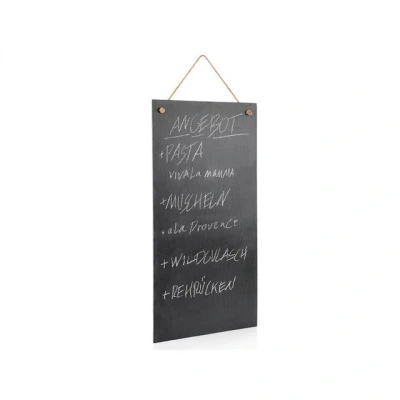 Abbildung von SÄNGER Tafel Schiefertafel, (1 tlg., Memoboard), rustikales Design, inkl. Kreide