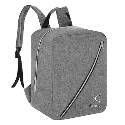 Abbildung von Granori Handgepäck Rucksack 40x30x20 cm (Silber Grau)