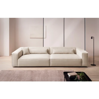 Abbildung von LeGer Home by Lena Gercke 3 Sitzer &quot;PIARA, XXL besonders tief,&quot;, inklusive 2 Rückenkissen 100x35 cm und 1 Zierkissen 40x40