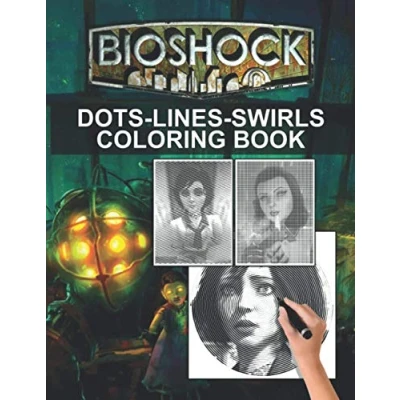 Abbildung von Bioshock Dots Lines Swirls Coloring Book: Activity Books For Adult