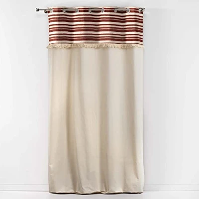 Abbildung von Douceur d&#039;Intérieur Deco Teppich, rund, Schwarz, 90 cm