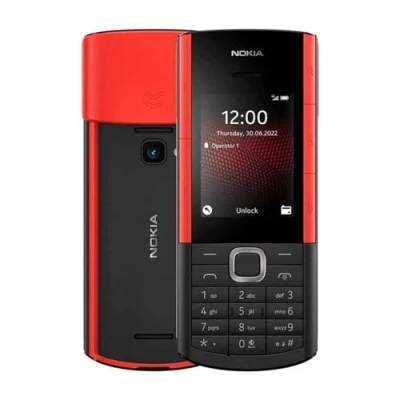 Abbildung von Nokia 5710 Express Audio, mit eingebauten kabellosen Kopfhörern, MP3 Player, kabellosem FM Radio, dedizierten Musiktasten und größerem Akku, Schwarz
