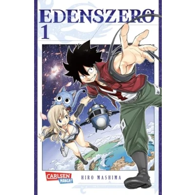 Abbildung von Edens Zero 1: Action, galaktische Abenteuer und eine blaue Katze Cooler Weltraum Epos vom Fairy Tail Zeichner!