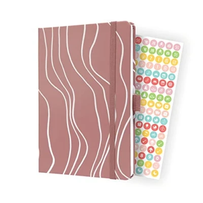 Abbildung von SIGEL J4351 Wochenkalender Jolie 2024, Rosy Meringue, ca. A5, Hardcover, Gummiband, Stiftschlaufe, Einstecktasche, 174 Seiten, aus nachhaltigem Papier, Terminplaner