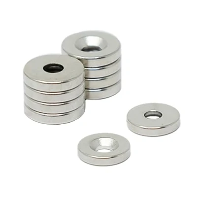 Abbildung von Neodym Magnet Für Kunst, Kunsthandwerk, Möbelfixierungen, Diy, Hobbys und Wissenschaft 10mm x 2mm Dicke 3mm C/Waschbecken 1,2kg Zug Norden Packung von 200