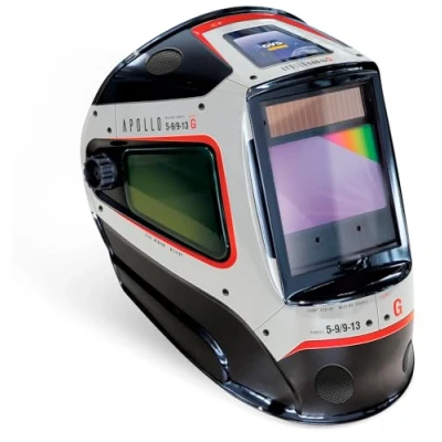 Abbildung von GYS LCD Schweißmaske APOLLO + Farbe 5/9 9/13 TRUE COLOR