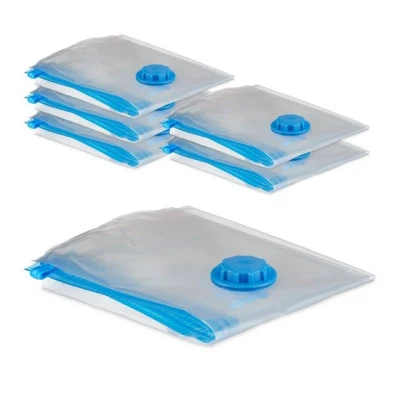 Abbildung von relaxdays Kleiderschutzhülle XL Vakuumbeutel für Kleidung 6er Set