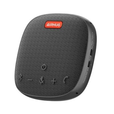 Abbildung von AIRHUG Bluetooth Lautsprecher Mikrofon USB Konferenzlautsprecher Tragbar für Home Office