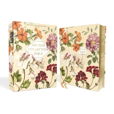 Abbildung von NASB, Artisan Collection Bible, Leathersoft, Almond Floral, Red Letter, 1995 Text, Comfort Print: New American Standard ... Letter Edition, Print