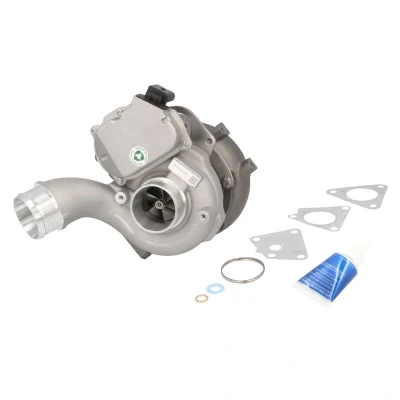 Abbildung von ELSTOCK 91 1155 Turbolader Abgasturbolader, elektrisch geregeltes Stellelement (Aktuator) mit Dichtungen AUDI: A6 C6 Avant, A4 B7 Avant