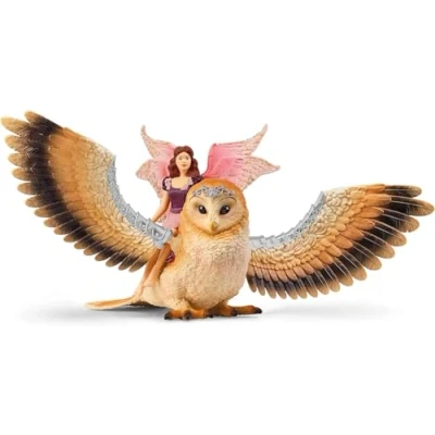 Abbildung von Schleich Bayala Fairy IN Flight ON Glamowl 70789 Spielzeug für Kinder, Größe: One Size, Multi coloured