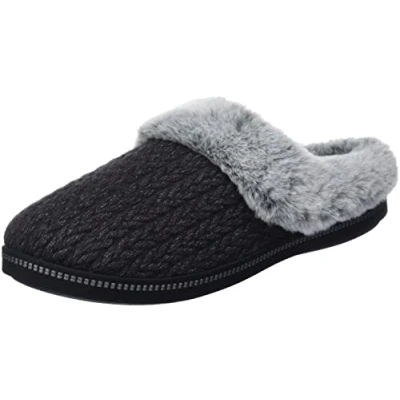 Abbildung von Skechers COZY Campfire Hausschuh black, Damen, Größe: 36, Black Schuhe