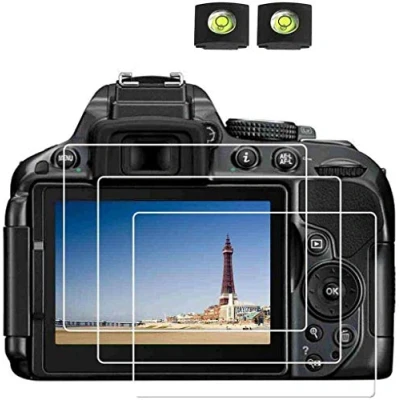 Abbildung von ULBTER D5300 Displayschutzfolie Schutzfolie für Nikon D5500 D5600 Kamera &amp; Blitzschuhabdeckung, 9H Härte LCD Gehärtetes Glas Kratzfest,3 Stück