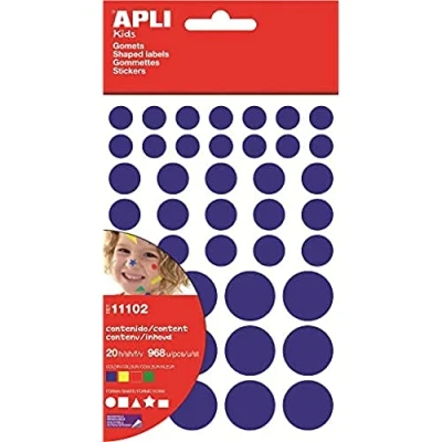 Abbildung von Apli 706 Aufkleber, verschiedene Figuren, 12 Seiten