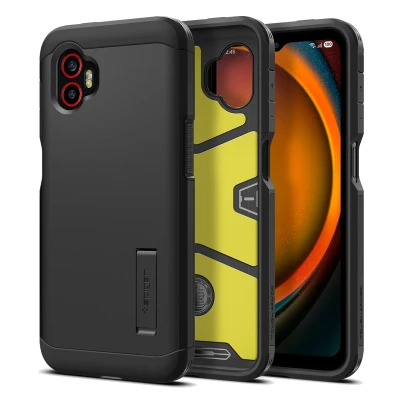 Abbildung von Spigen Tough Armor Hülle Kompatibel mit Samsung Galaxy Xcover 7 Pro Black