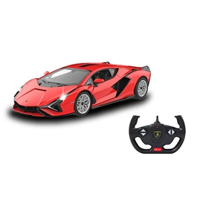 Abbildung von Jamara RC Auto Lamborghini Sián FKP 37 1:14 rot 2,4GHz Tür manuell, Ferngesteuertes mit LED Fahrlicht