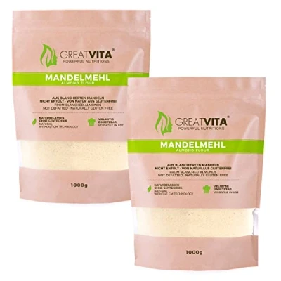 Abbildung von GreatVita Mandelmehl, naturbelassen 2000 g