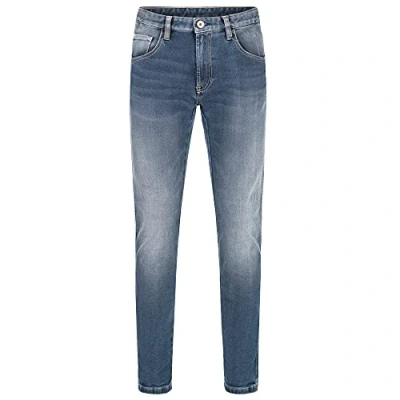 Abbildung von Rokker Rokkertech Tapered Slim Carrot Fit Motorradjeans (Blue,38)