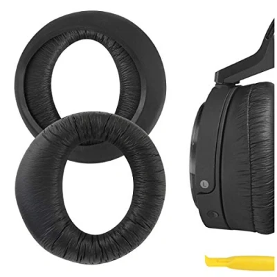 Abbildung von Geekria Ersatz Ohrpolster für Sony MDR RF4000, RF5000, RF6000, RF6500, RF7000, RF7100, DS6000, DS6500, DS7000, DS7100, faltige Kopfhörer, Reparaturteile