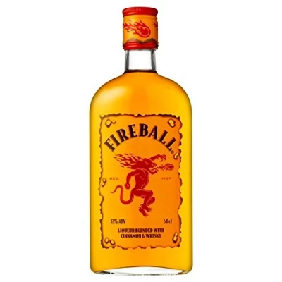 Abbildung von Feuerkugel Zimt Whisky 50 cl