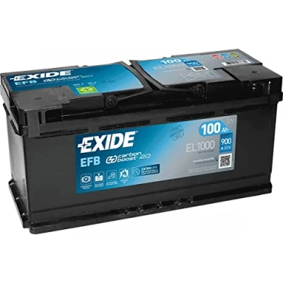 Abbildung von EXIDE EL1000 Batterie 12V 100Ah 850A B13 BMW: 3 Touring, Limousine, 5 MERCEDES BENZ: C Klasse T modell