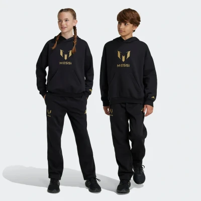 Abbildung von adidas Performance Messi Junior PANT Unisex Jogginghose für Kinder, Größe: 152, Black
