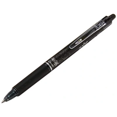 Abbildung von Pilot FriXion Clicker Druck Tintenroller, radierbar, 0,7 mm Spitze, Schwarz, 12 Stück