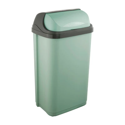 Abbildung von keeeper Abfallbehälter mit Rolldeckel, 50 l, 39 x 29,5 67,5 cm, Rasmus, Grün (Nordic Green)
