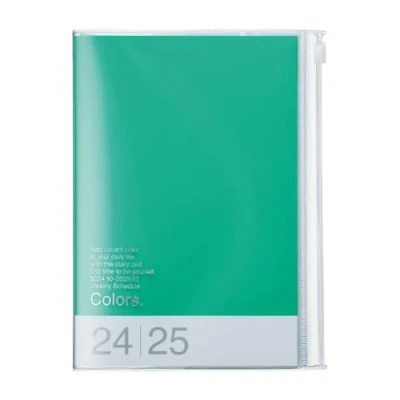 Abbildung von MARK&#039;S 2024/2025 Taschenkalender B6 vertikal, Colors // Green: Von Oktober 2024 bis Dezember 2025