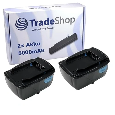 Abbildung von 2X Trade Shop Akku 21,6V 5000mAh Ersatz für Hilti 426176, 2018498, 2136393, 2136395, 2183185 B22/3.0, B22/5.2 B22/8.0