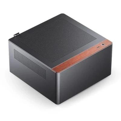 Abbildung von Jonsbo NV10 ITX Mini Desktop Gehäuse, 3,3 mm, Aluminiumlegierung, Gehäuseschale, unterstützt 1U FLEX Power Suppl 4,5 l Volumen, kleines PC Gehäuse