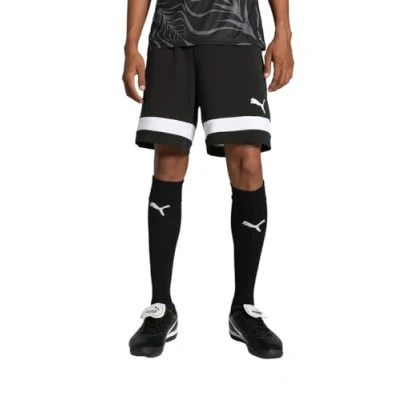 Abbildung von Puma Individual kurze Sporthose, Herren, Größe: Large, Schwarzweiss