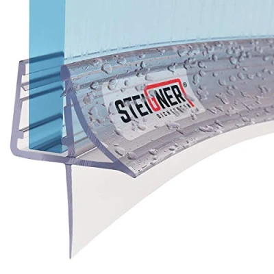 Abbildung von STEIGNER Duschdichtung, 50cm, Glasstärke 6/7/ 8 mm, Vorgebogene PVC Ersatzdichtung für Runddusche, UK09