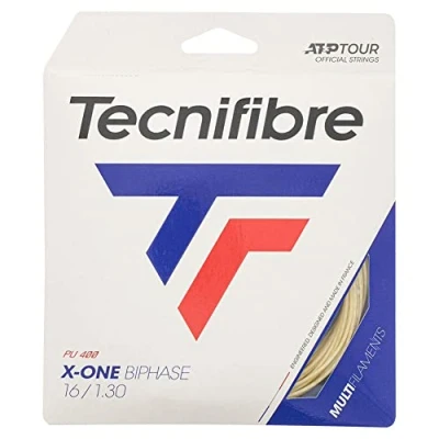 Abbildung von Tecnifibre Multifaser Tennissaite 1.24 mm X One Biphase beige