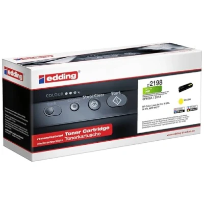 Abbildung von edding Toner EDD 2198 gelb kompatibel zu HP 201A (CF402A)