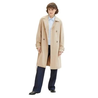 Abbildung von TOM Tailor Trenchcoat, Damen, Größe: Large, Sandy beige