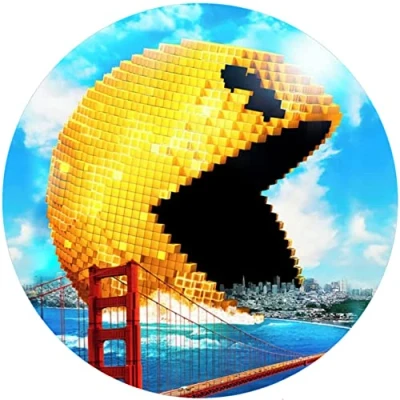 Abbildung von Fondant Tortenaufleger Tortenbild Geburtstag Pac Man K 2