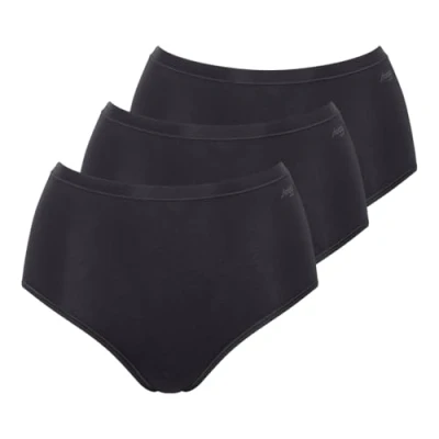 Abbildung von Sloggi Damen Go Daily Cotton Highwaist 3p Underwear, Schwarz, L EU