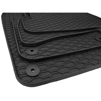 Abbildung von kfz premiumteile24 Gummimatten Kompatibel mit Polo (6R 6C) Ibiza 6J Fabia NJ Fußmatten Automatten Allwetter Premium Qualität Schwarz 4 teilig