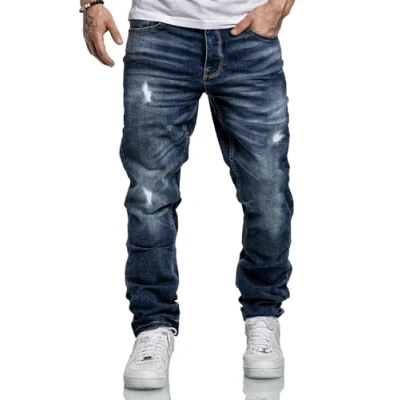 Abbildung von REPUBLIX Straight Jeans JAX Herren Regular Fit Destroyed