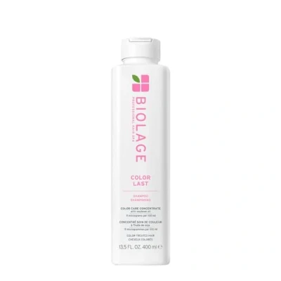 Abbildung von Biolage ColorLast, feuchtigkeitsspendendes Shampoo für gefärbtes und stumpfes Haar, Farbschutz, angereichert mit Sojaöl, 400 ml