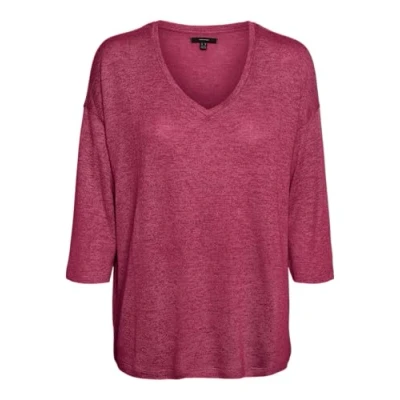 Abbildung von VERO MODA CURVE VMCBRIANNA 3/4 V NK Pullover Boo REP CUR