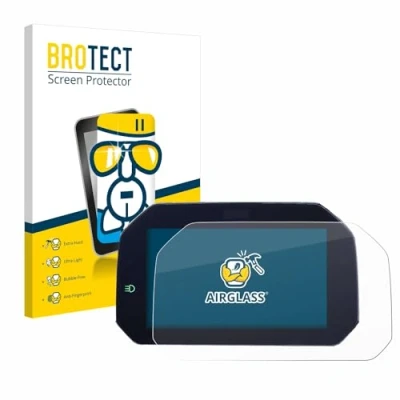 Abbildung von BROTECT Schutzglas für BMW R 1200 GS 2017 2018 Connectivity TFT 6.5&quot; Schutzfolie Panzer Folie Glas [Extrem Kratzfest 9H, Anti Fingerprint,