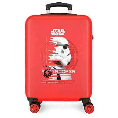 Abbildung von Star wars Squad Tropper Maleta de Cabina Rojo 38x55x20 cms Rígida ABS Cierre combinación Lateral 35L 2 kgs 4 Ruedas Dobles Equipaje Mano
